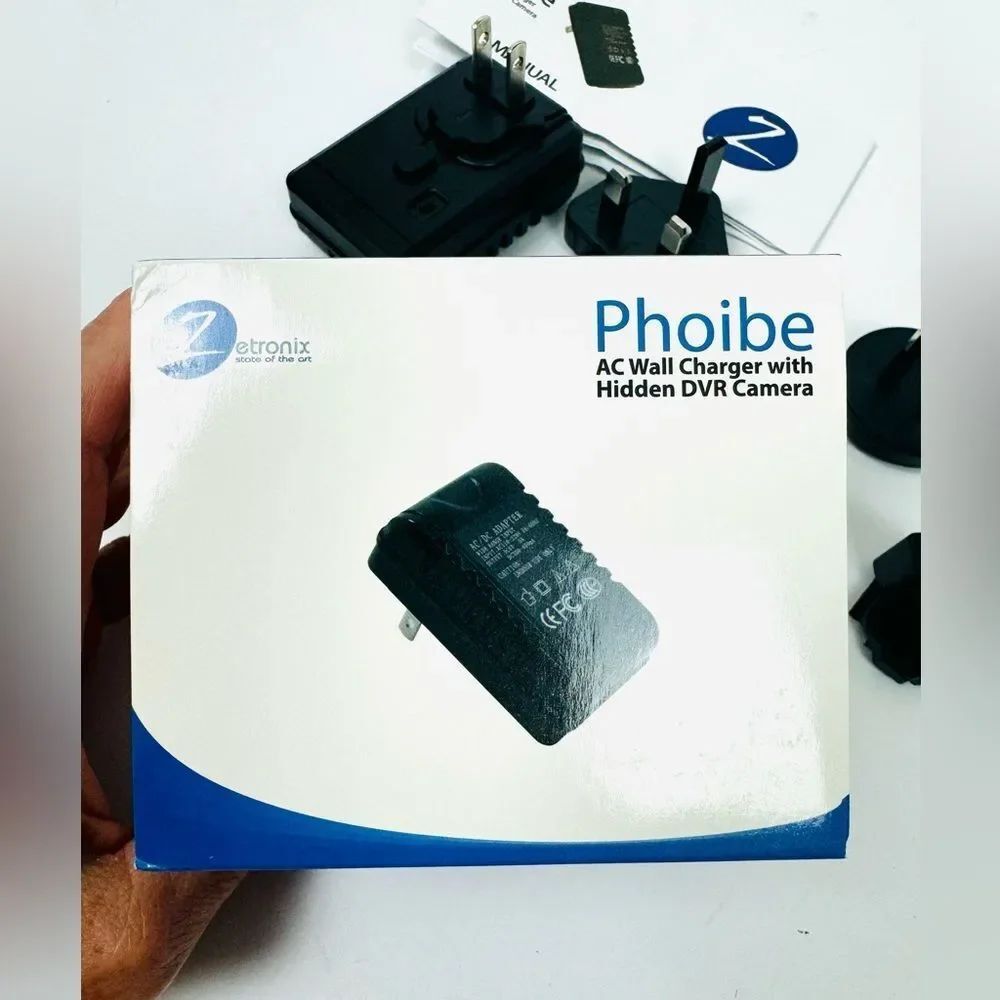 HD Spy Nanny Cam Motion Phoibe USB Wall Adapter Travel Charger 1080P